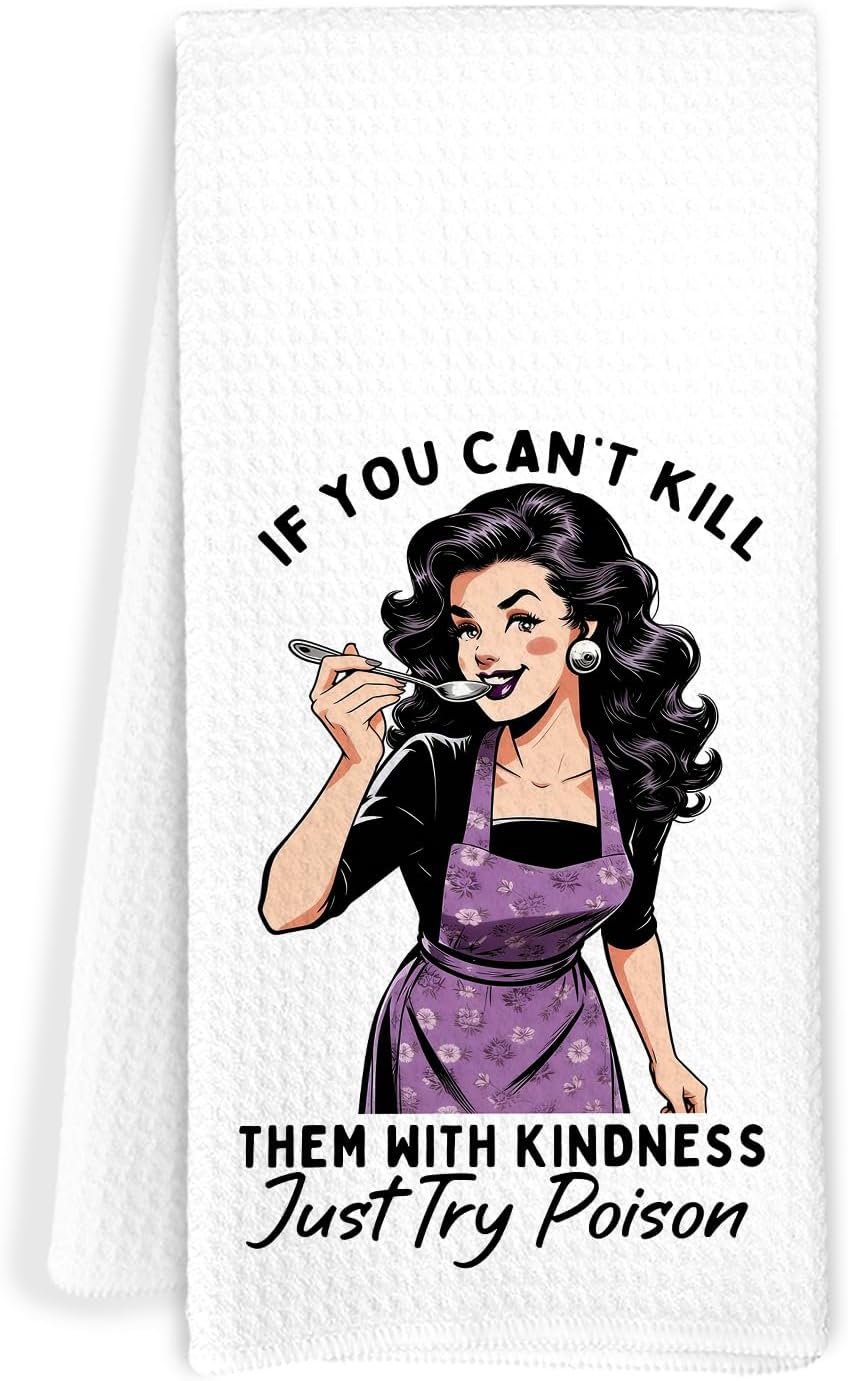Toallas cocina decorativas con texto humorístico