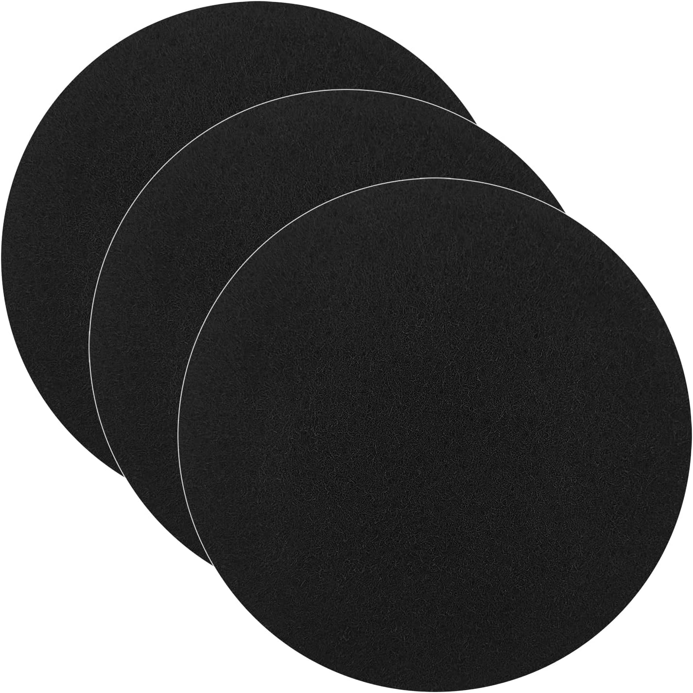 3 Cubos Basura 7.25" Filtro Carbón Absorbente Olores