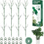 12 Estacas Soporte Plantas 39.37" con Postes y Clips
