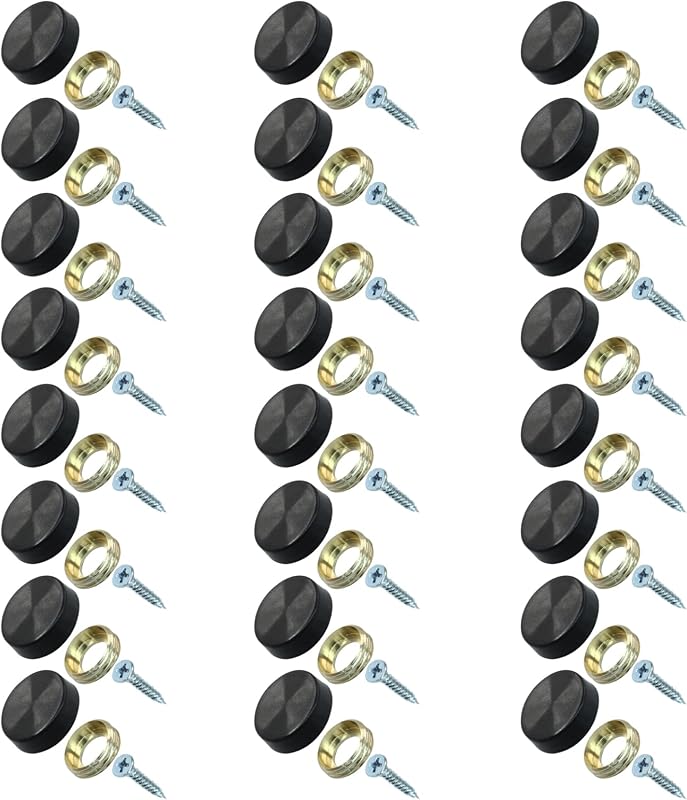 24 Pzas Cubiertas Decorativas para S con Tapas Acero Inox 16mm