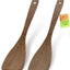 2 Pzas Espátulas Madera 12.8pulg Utensilios Cocina Antiadherentes