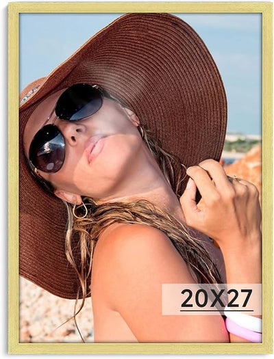 Marco dorado 20x27pulg para rompecabezas y póster