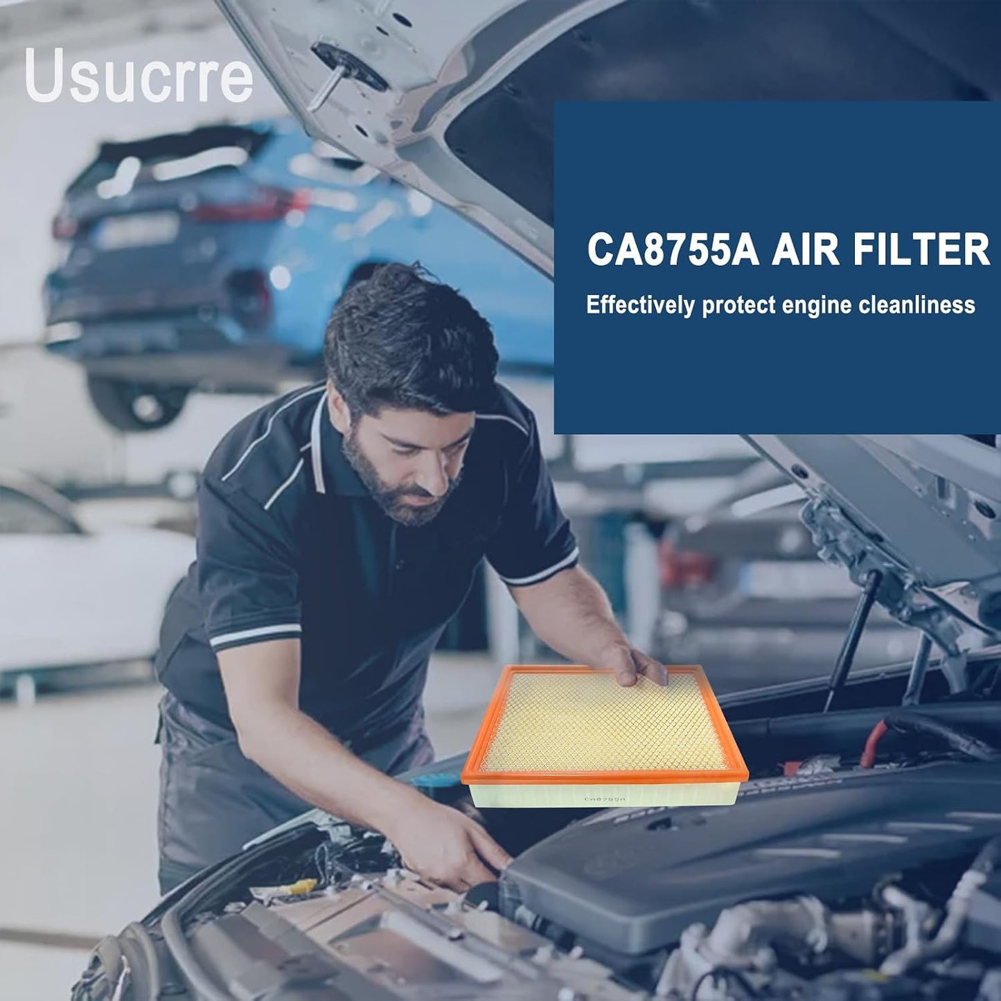 Filtro aire motor compatibles Chevy GMC Cadillac
