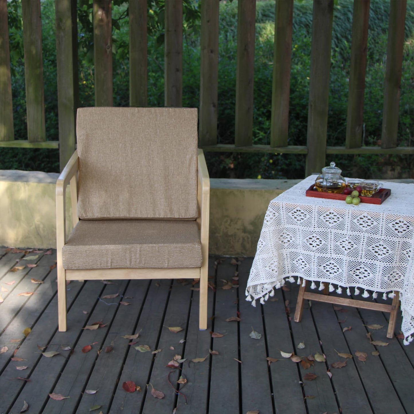 Fundas deslizantes impermeables para cojines patio