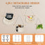 Cesta frutas colgante 4 niveles cuerda algodón beige