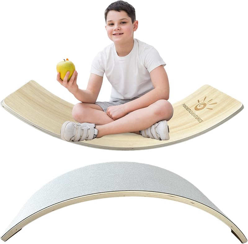 Tabla equilibrio niños madera contrachapada haya 32pulg