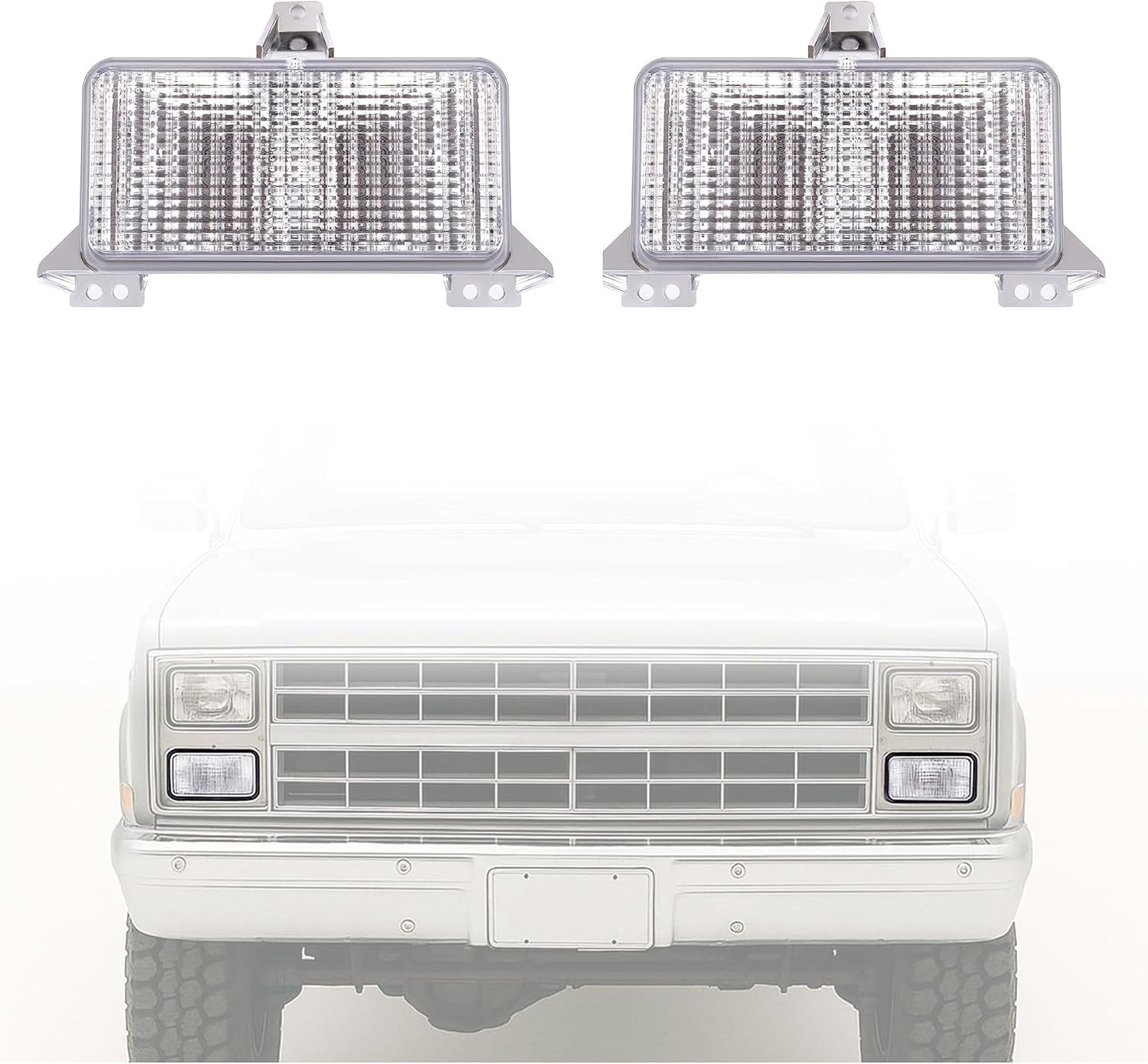 Set luces estacionamiento giro comp Chevy GMC 83-91