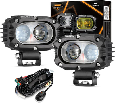 Luz LED cuadrada 4pulg haz punto blanco 60W Jeep Wrangler camioneta