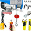 Polipasto eléctrico 2en1 440lb 110V control remoto 65.6 ft