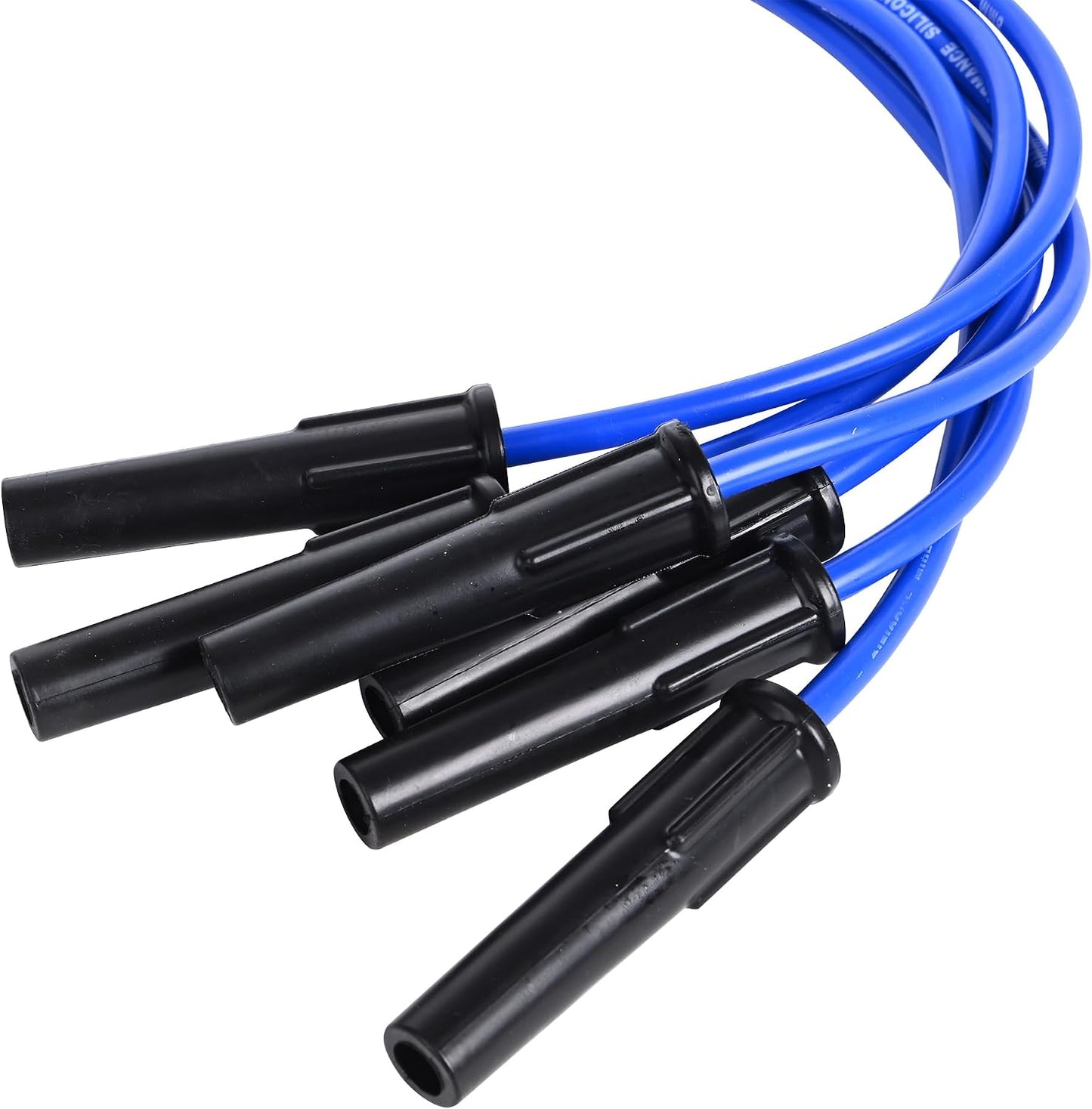 Set cables bujía silicona repuesto azul Buick Dauntless V6