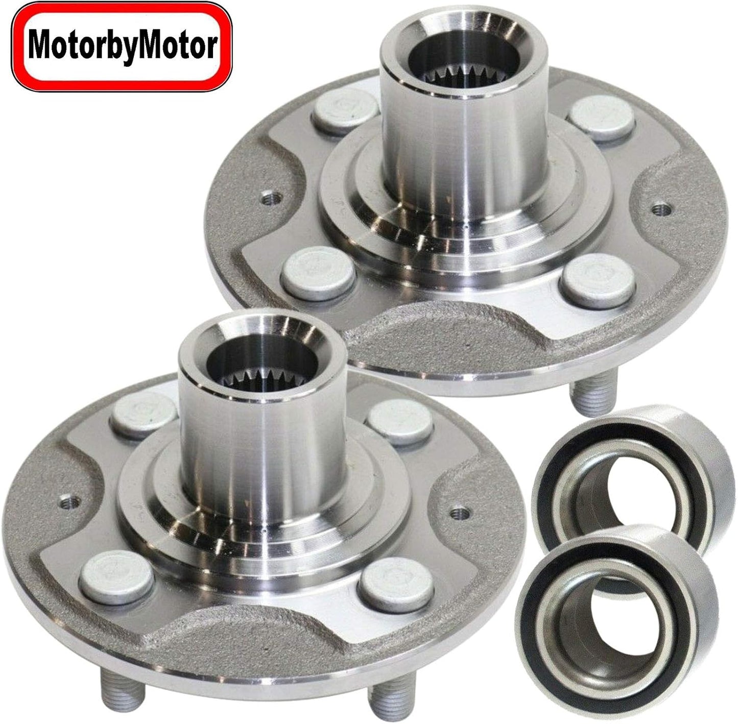 Cojinete rueda delantera Honda Civic con 4 lengüetas set 2