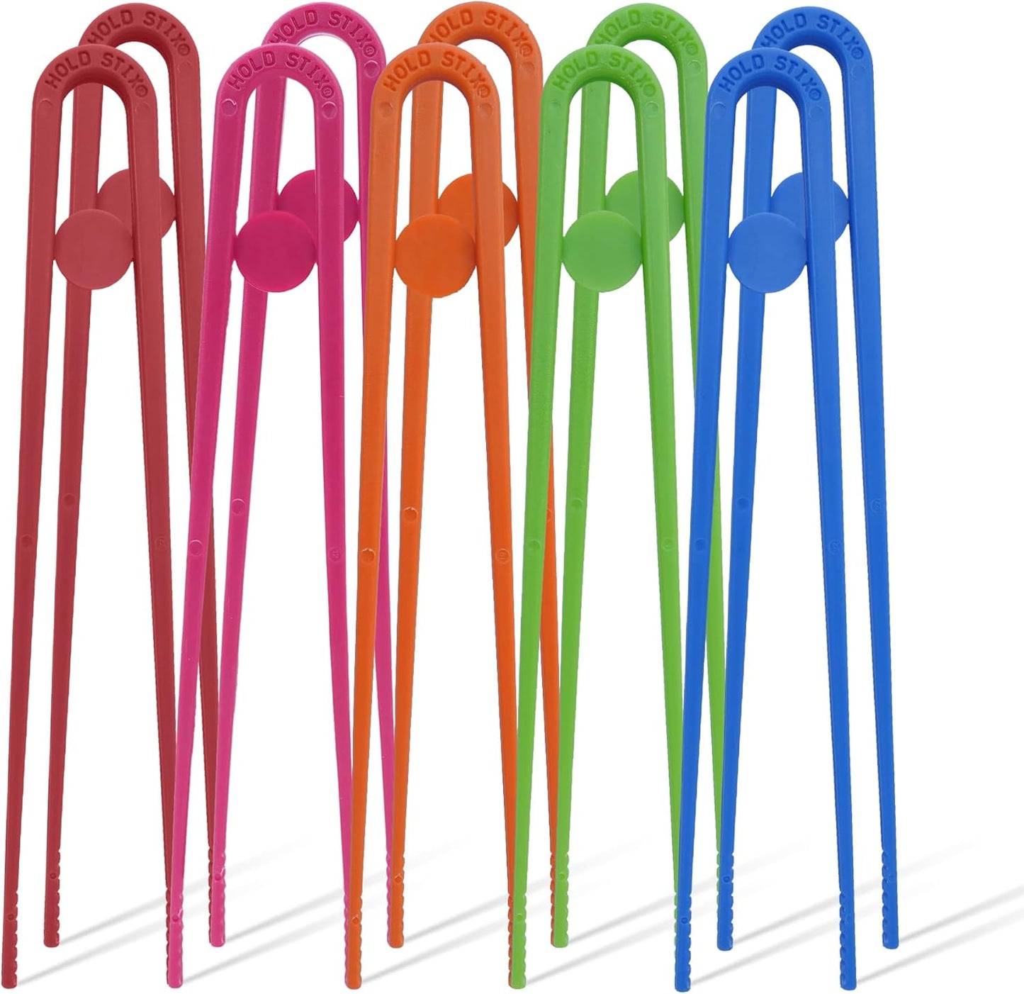 Palillos entrenamiento reutilizables 10 pzas aptos lavavajillas