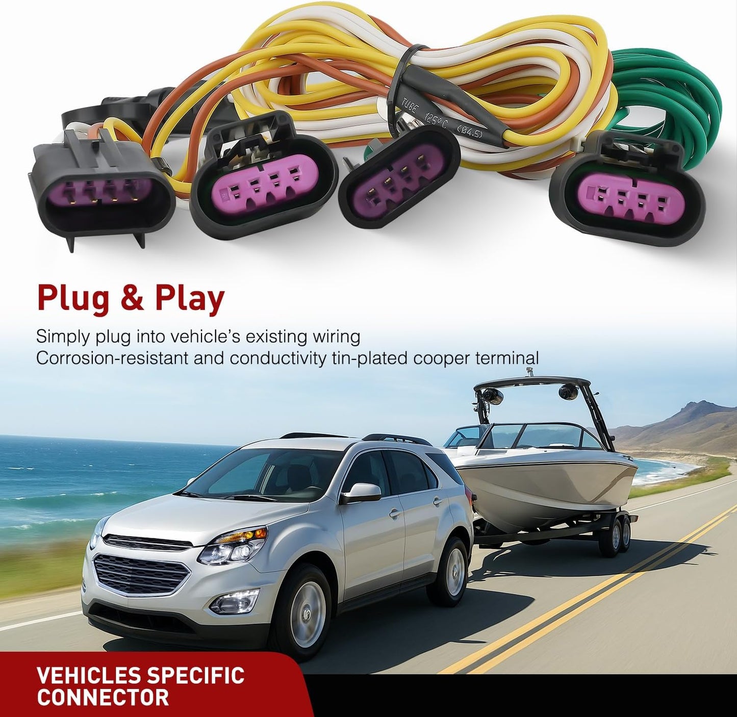 Kit arnés cableado 4 pines para Chevy Equinox GMC Terrain