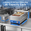 Estación de calentamiento para comida 4 bandejas GN 1/3 120V
