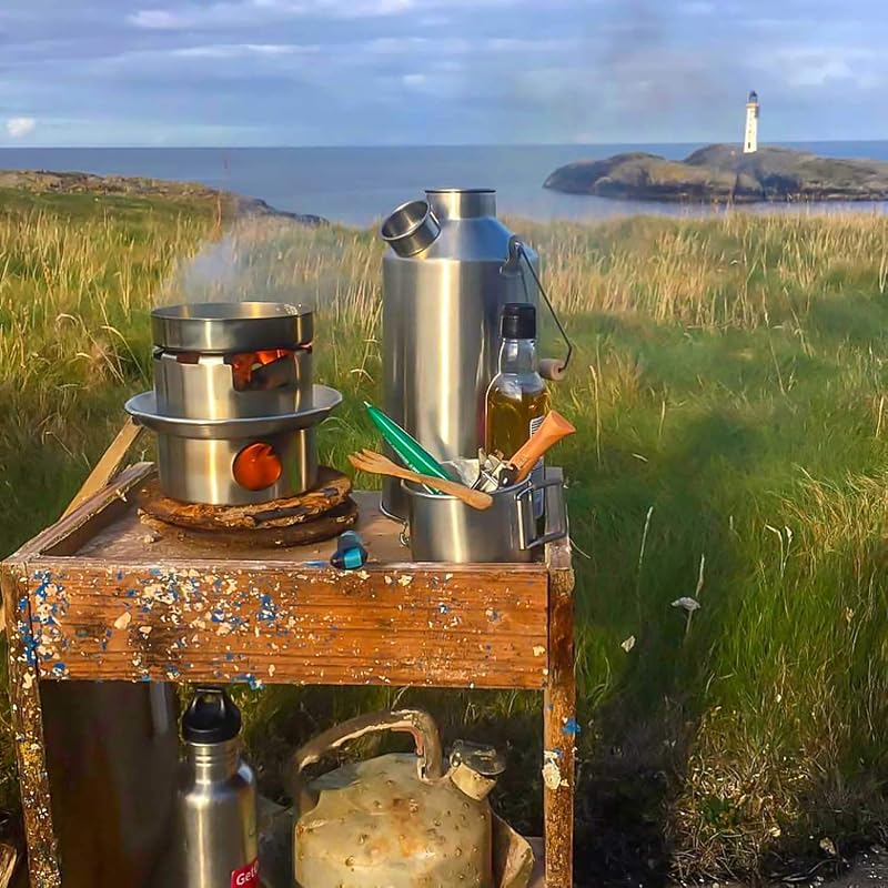 Estufa Hobo acero inox para Base Camp y Scout camping