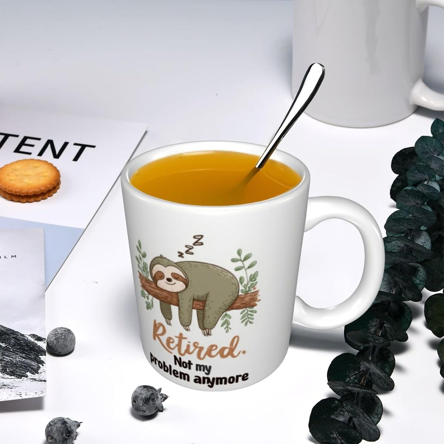 Taza café cerámica 11oz frase divertida regalo oficina casa