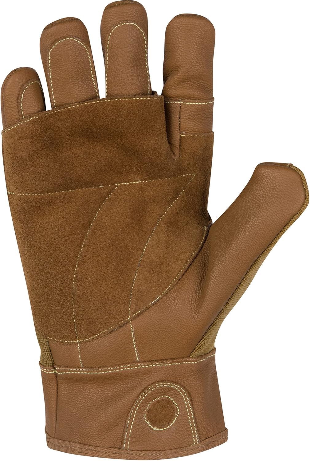 Guantes cuero escalada y rappel antiderrap duraderos
