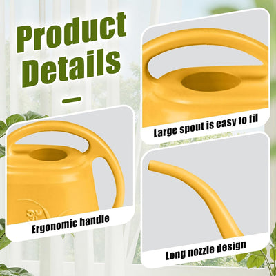 Regadera jardín 1/2gal naranja