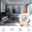 Downlight LED 2" 3W luz blanca 5000K CRI80 set 6
