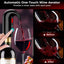 Aireador vino eléctrico decantador automático doble bomba USB