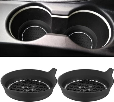 2 Pzas Portavasos Universal Coche Silicona Antideslizante