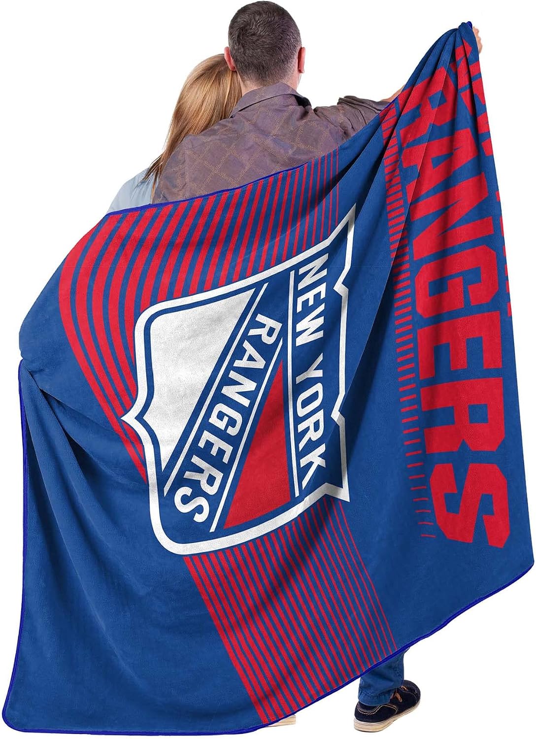 Manta NHL New York Rangers 60x80" microfibra con logotipos