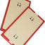 2 Pzas Placas Antiderrap Rojo Pequeño