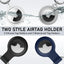Soporte impermeable AirTag 4 pzas funda silicona negro/azul