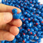 400 Mini Figuras Pato Resina Azul para Decoración