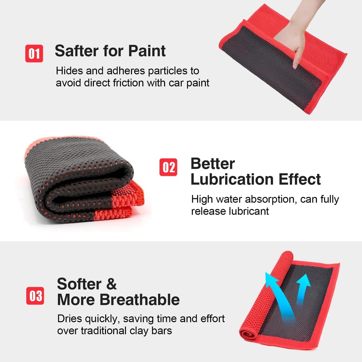Toalla descontaminación arcilla profesional para pintura