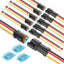 Conectores DT 3 pines 16 AWG impermeables para coches