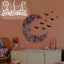 Letrero neón gato 3 pzas decoración Halloween dormitorio niña