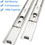 10 Pares Hardware Extensión 20" Rodamientos Cajones