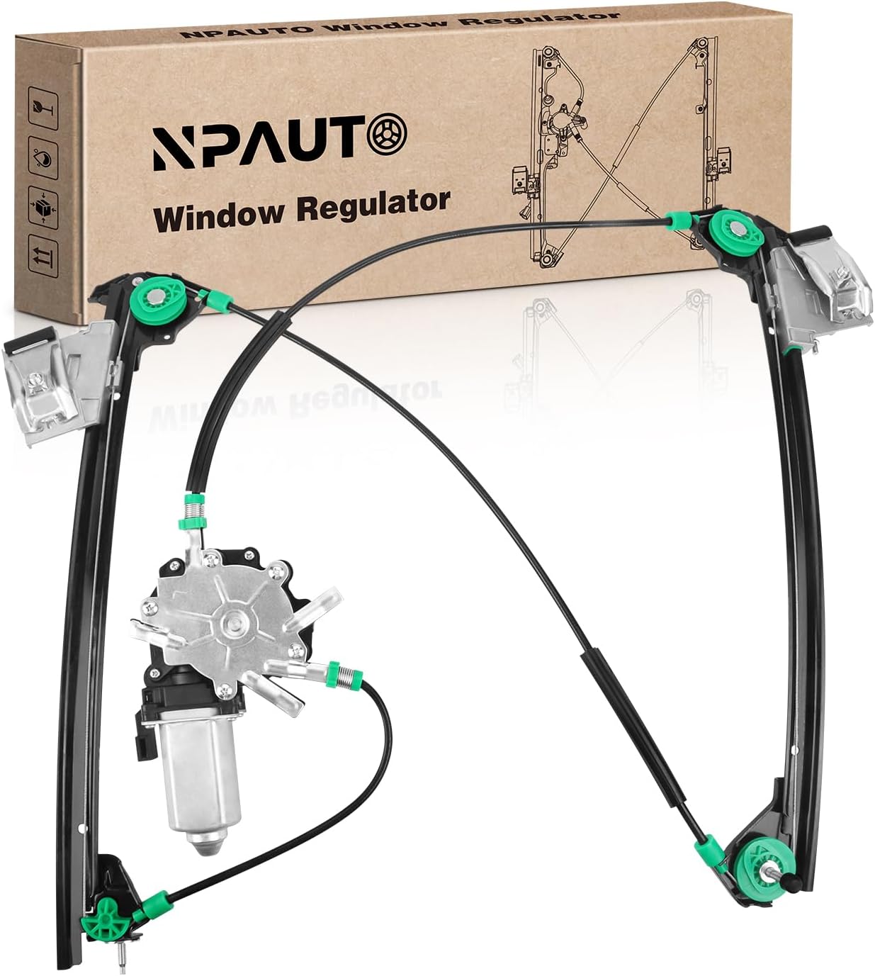 Regulador elevalunas eléctrico motor conductor Chevy