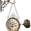 Reloj pared retro de hierro 8pulg cuarzo vintage