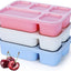 Caja Bento 3 Recipientes 5 Compartimentos para Aperitivos y Viaje