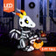 Esqueleto dragón inflable 5ft LED para Halloween exterior
