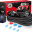 Kit arnés cable 16 AWG 12 V con interruptor 5 pines y relé