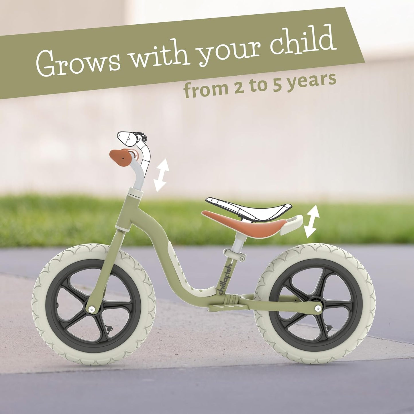 Bicicleta equilibrio para niños 2-5 años 12pulg sin