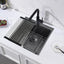 Fregadero barra negro 18" acero inox T304