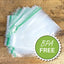 500 Bolsas Cuadradas Resellable 7.88" Doble Cremallera