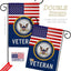 Bandera jardín veteranos Armada USN Seabee pack 2