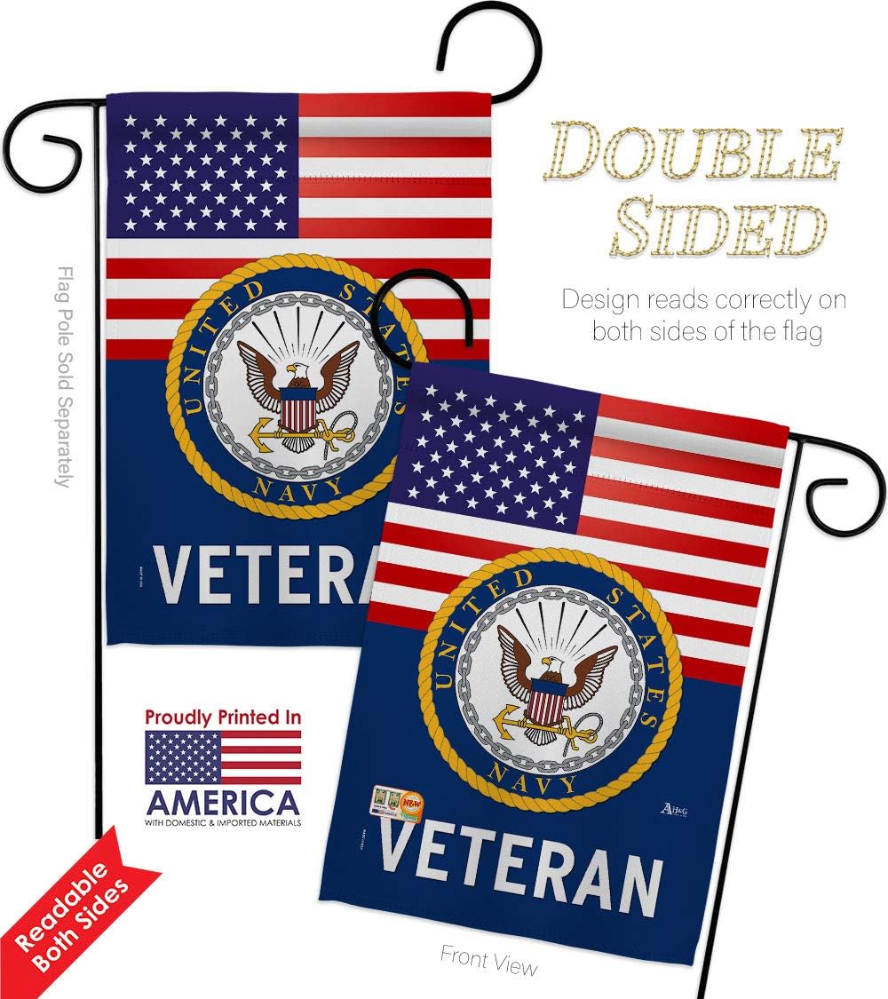 Bandera jardín veteranos Armada USN Seabee pack 2