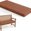 Cojín banco exterior 36x18x3" impermeable repuesto