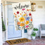 Bandera jardín 28x40" doble cara flores silvestres