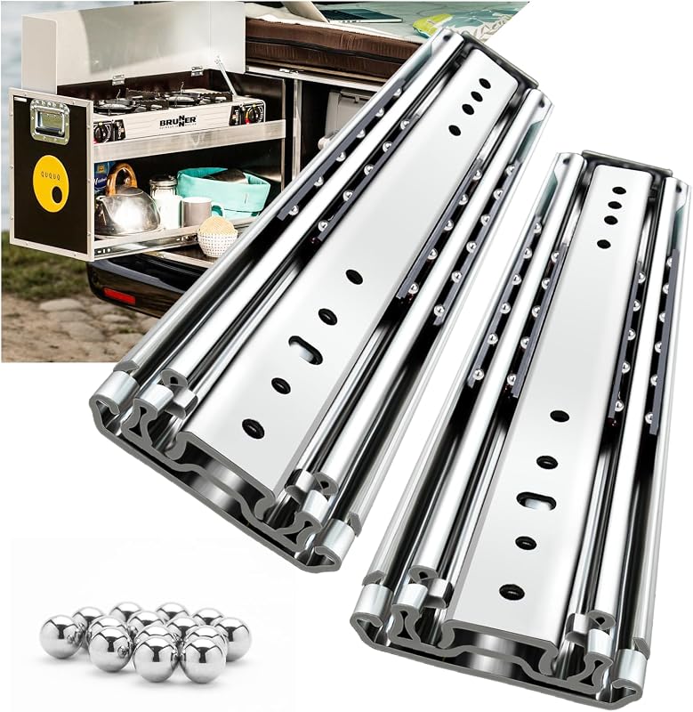 Pasillos extensión cajones 367lb rieles laterales 1 par