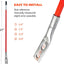Set 2 marcadores hoja quitanieves 27pulg acero inox 304l