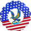 Hilandero viento águila americana acero inox 12" exterior