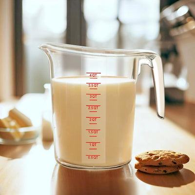 Jarra medidora plástico 128oz 16 tazas irrompible lavavajillas