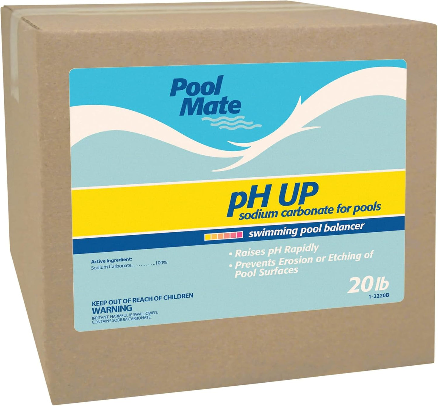 pH Up para piscinas 20 lb 100% carbonato sodio